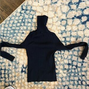 Navy Blue Turtle neck